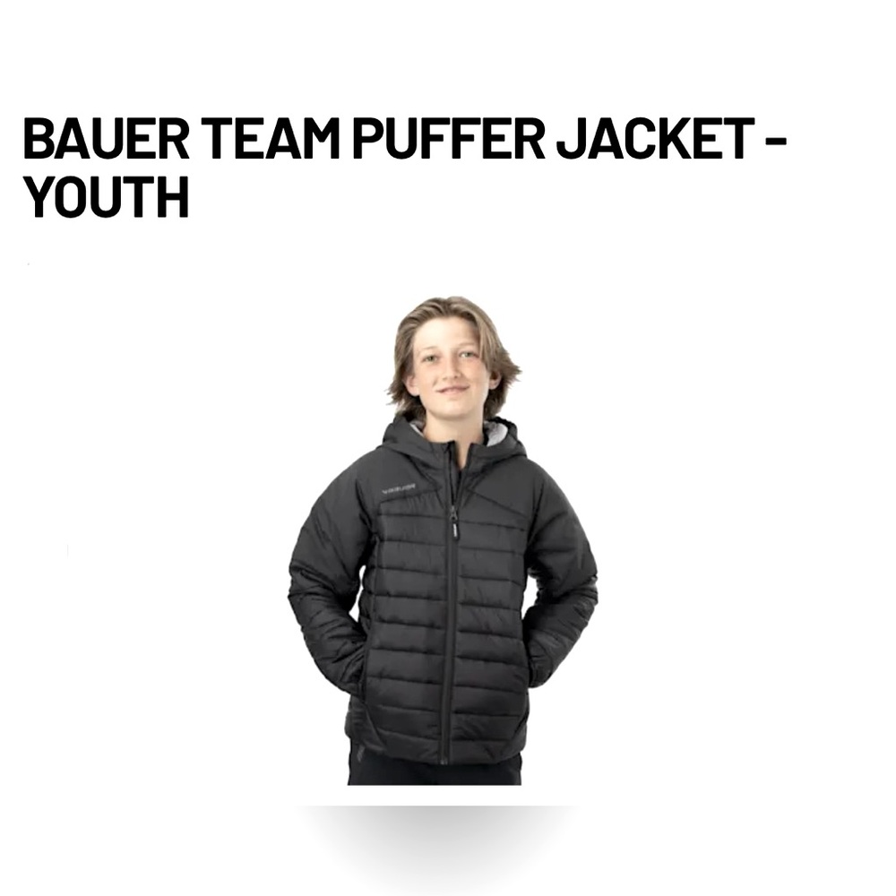 Bauer Team Black Puffer Jacket